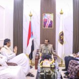 فريق التوجيه والرقابة الرئاسي يلتقي مدير الشركة العربية للمنتجات البحرية بالمهرة