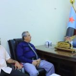 رئيس هيئة الشؤون الاجتماعية يلتقي مدير عام مكتب الشؤون الاجتماعية بالعاصمة عدن