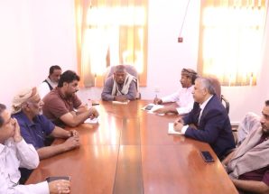 برئاسة الجعري….فريق التوجيه والرقابة الرئاسي يطلع على نشاط مكتب الزراعة بمحافظة المهرة