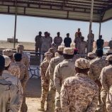 رئيس عمليات اللواء الثاني دفاع ساحلي يلقي محاضرة توجيهية لتعزيز الانضباط ورفع الروح المعنوية باللواء