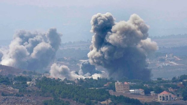 إسرائيل تفجر مبنى في جنوب لبنان