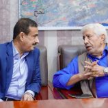 المحافظ بن الوزير يستقبل وزير الصحة السابق الدكتور ناصر باعوم