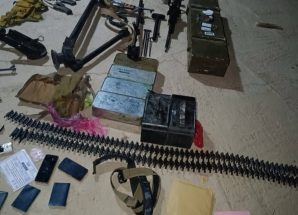 قوات اللواء الرابع مشاة بشبوة تحبط عملية تهريب أسلحة قادمة من مناطق الحوثيين في وادي عماقين بالروضة