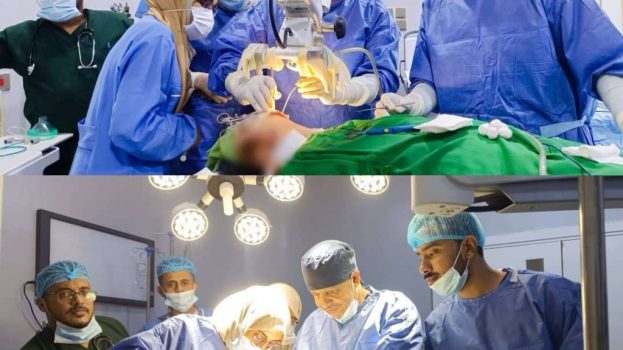 مستشفى عبود العسكري يُجري أول عملية ترقيع لطبلة الأذن في القسم الجراحي