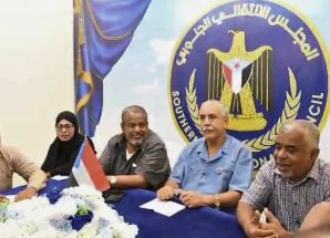 برئاسة المحامي الشعيبي…فريق التوجيه والرقابة الرئاسي يلتقي اتحاد شباب الجنوب بحضرموت