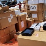 ‏الحملة الأمنية المشتركة برأس العارة تضبط قاربًا يحمل معدات طائرات مسيرة، وأجهزة مراقبة وتجسس حوثية