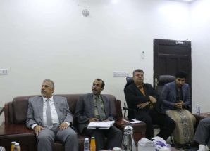 فريق التوجيه والرقابة الرئاسي يزور جامعة المهرة ويطلع على نشاطها الأكاديمي