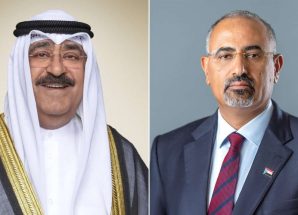 الرئيس الزُبيدي يُعزّي أمير دولة الكويت في وفاة الشيخ صباح جابر الصباح