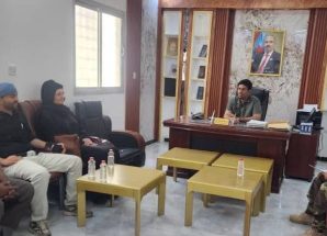 العميد الحوشبي يبحث مع وفد منظمة أطباء بلا حدود البلجيكية سبل تسهيل اعمالها في الجنوب