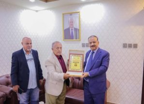 نقابة الصحفيين والإعلاميين تكرم وزير النقل نظير جهوده ورعايته لإعادة تأهيل مبنى النقابة بالعاصمة عدن