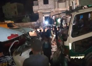 عاجل : انفجار خزان كبير لمشتقات نفطية يهز مدينة تعز