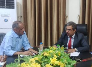 اجتماع يضم رئيس هيئة المواصفات والمقاييس ومدير عام أمن المنطقة الحرة بعدن لمناقشة التنسيق المشترك