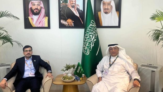 نائب وزير المياه والبيئة يبحث مع المشرف العام لوكالة الاستدامة السعودية تعزيز التعاون البيئي على هامش مؤتمر COP30 في بيليم 