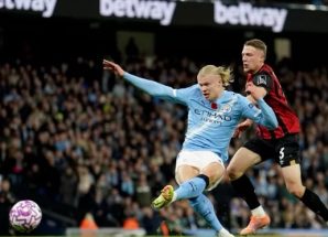 مانشستر سيتي يتخطى بورنموث ويصعد لوصافة الدوري الإنجليزي