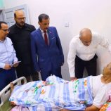 رئيس الجمعية الوطنية يطمئن على صحة الشاعر ثابت السعدي