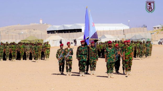 قوات دفاع شبوة تحتفل بتخريج اللواء الثامن وتستعرض جاهزيته القتالية 