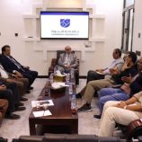 شبوة: الامين العام يناقش مع رئاسة جامعة شبوة الترتيبات النهائية لإقامة حفل تخرج الدفعة الأولى لطلبة الجامعة
