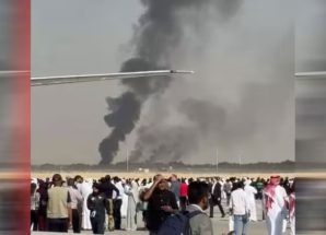 تحطم طائرة خلال معرض دبي للطيران 2025