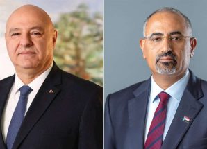 الرئيس الزُبيدي يهنئ الرئيس اللبناني جوزاف عون بذكرى استقلال بلاده