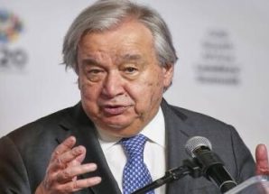 غوتيريش يدعو إلى إنهاء الاحتلال غير القانوني للأراضي الفلسطينية