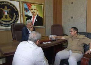 فريق التوجيه والرقابة الرئاسي يلتقي رئيس تنفيذية انتقالي لحج