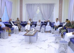 الكثيري وباعوم يزوران سكرتارية قبائل آل كثير برئاسة الشيخ عبدالله صالح