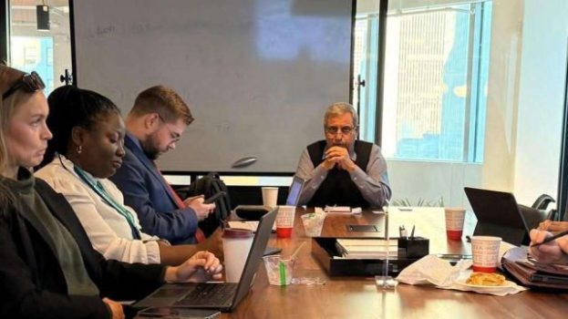 ممثل المجلس الانتقالي في نيويورك يلتقي ممثلي بعثات دول مجلس الأمن الدولي