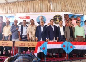 أبناء أبين يواصلون اعتصامهم المفتوح للمطالبة بإعلان دولة الجنوب العربي