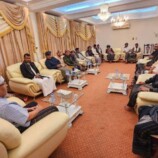 الكثيري يلتقي وفد شباب قبائل ثعين المشقاص بحضرموت