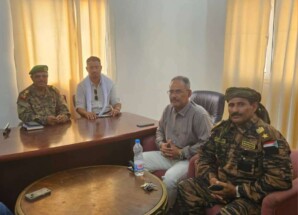 فريق التوجيه والرقابة الرئاسي يلتقي قيادة القوات الخاصة في مديرية حديبو