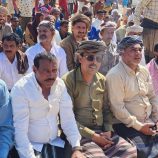 أبناء سقطرى يؤدّون صلاة الجمعة في ساحة الاعتصام المفتوح بحديبو تأكيدًا لوحدة الصف الجنوبي والمطالبة بإعلان دولة الجنوب العربي