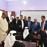 القائم بأعمال رئيس تنفيذية انتقالي حضرموت يدشن امتحانات الفصل الدراسي الأول بمديرية المكلا