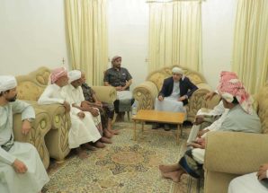 الكثيري يلتقي عددًا من مشايخ قبيلة العوامر ويؤكد أهمية الشراكة في ترسيخ الأمن بوادي وصحراء حضرموت