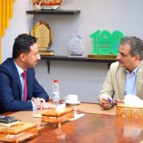 محافظ العاصمة عدن يبحث مع رئيس الهيئة العامة للأراضي سبل تعزيز التعاون والتنسيق