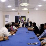 فريق التوجيه والرقابة الرئاسي يلتقي قيادتي الانتقالي والسلطة المحلية في لحج