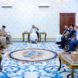 ‏الرئيس القائد عيدروس الزُبيدي يستقبل قيادة القوات المشتركة لقوات التحالف العربي