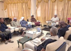 رئيس الجمعية الوطنية يستقبل عددا من مشايخ وأعيان قبيلة آل بن سحاق