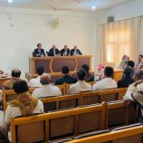 الكثيري وباعوم يتفقدان سير العمل في المجمع القضائي بسيئون