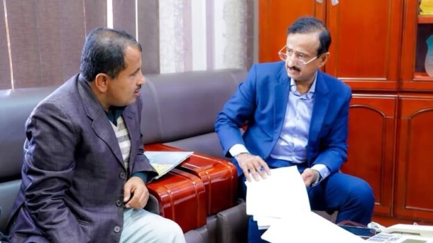 شبوة: المحافظ بن الوزير يناقش مع هيئة مياه الريف حزمة مشاريع ممولة من مكتب الأمم المتحدة للمشاريع (UNOPS).