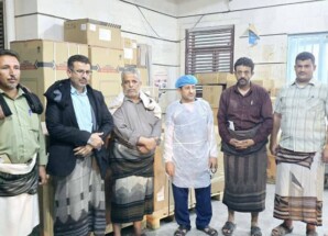 بدعم سخي من الاشقاء بدولة الامارات ، الفاطمي مدير عام بيحان ، يتسلم الدفعة الاولى من الاجهزة والمعدات الطبية الحديثة  المقدمة عبر مؤسسة الشيخ خليفة بن زايد لمستشفى الشهيد الدفيعة بيحان العام