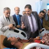 الجبواني وهشلة يطمئنان على جرحى القوات المسلحة الجنوبية المشاركين في معركة المستقبل الواعد ضد مليشيات الاخوان الإرهابية