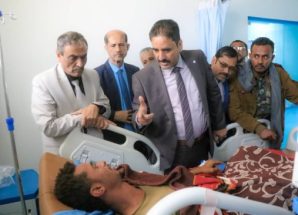 الجبواني وهشلة يطمئنان على جرحى القوات المسلحة الجنوبية المشاركين في معركة المستقبل الواعد ضد مليشيات الاخوان الإرهابية